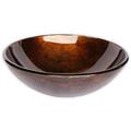 Eden Bath Red Copper Reflections Glass Vessel Sink EB_GS09